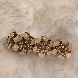 J.Crew Enamel Floral Bracelet